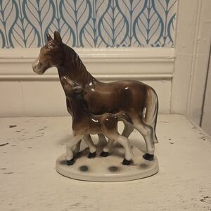 Vintage Japanese Mare & Foul